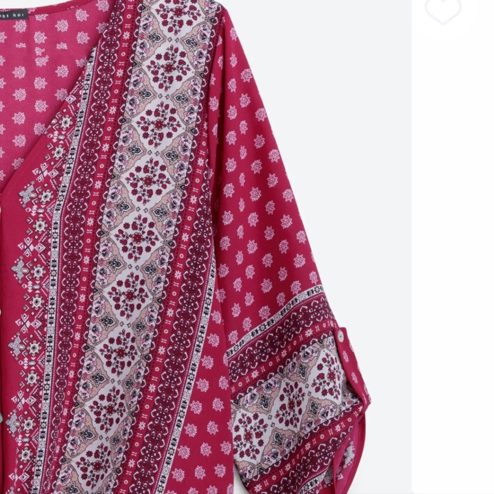 West Kei tie front blouse